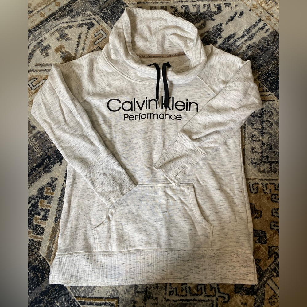 Calvin Klein performance cowl neck sweatshirt.